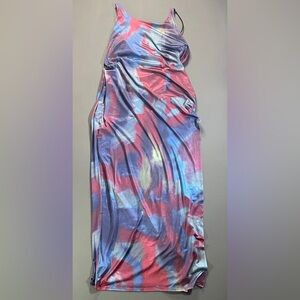 Vibrant Tie-Dye Maxi Dress